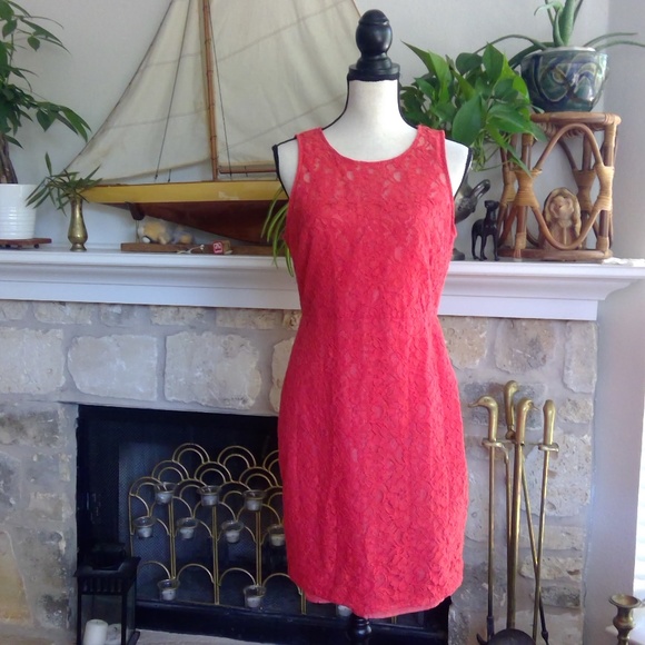 J. Crew Dresses & Skirts - J Crew lace illusion sheath dress